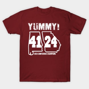 YUMMY ALABAMA GEORGIA 2021 T-Shirt